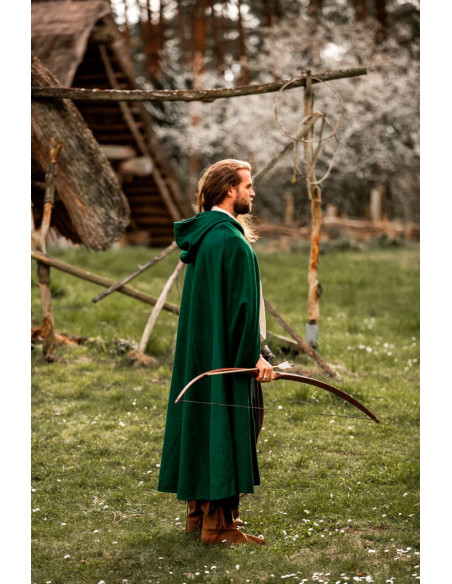 Cape médiévale en laine modèle Tjark,...
