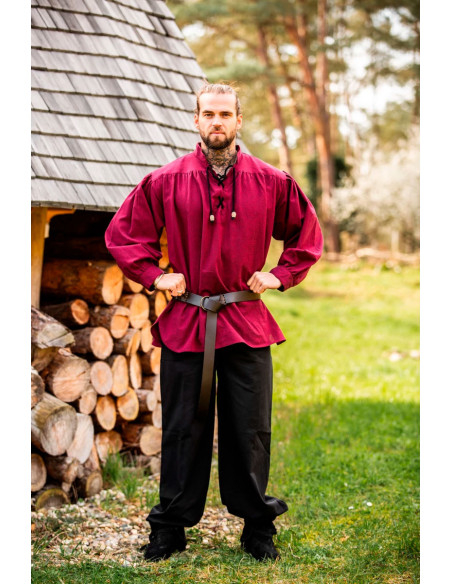 Ceinture à anneaux en cuir Conrad marron