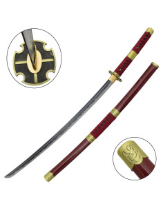Katana non officiel fait à la main Sandai Kitetsu de Zoro...