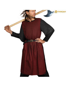 Tabard de guerrier viking médiéval, marron