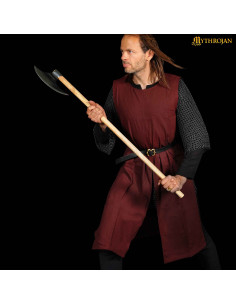 Tabard de guerrier viking médiéval, marron 2