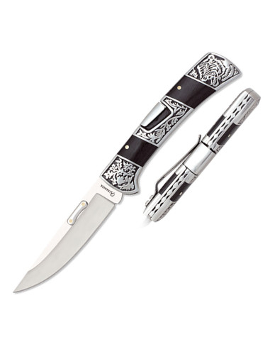 Couteau de marque Albainox décoré en endurance noire (21,8 cm.)