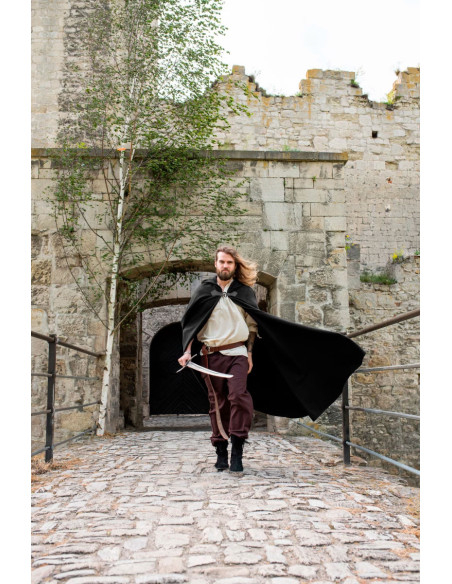 Cape médiévale en laine modèle Tjark,...