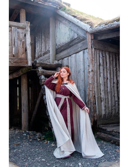 Cape médiévale en laine modèle Tjark,...