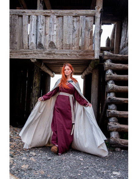 Cape médiévale en laine modèle Tjark,...