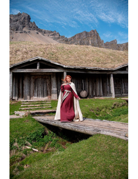 Cape médiévale en laine modèle Tjark,...