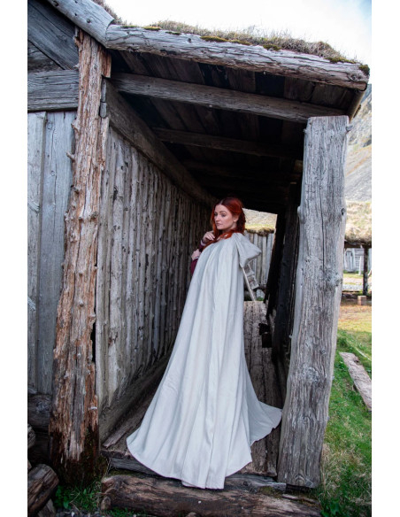 Cape médiévale en laine modèle Tjark,...