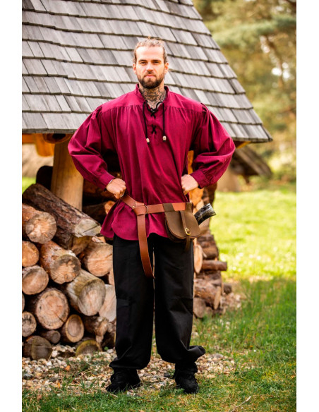 Sac en cuir médiéval modèle Udo, marron