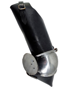 Pieds médiévaux en cuir et acier - Reconditionné 2