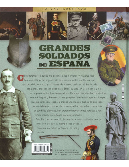 Livre Grands soldats d'Espagne (En...