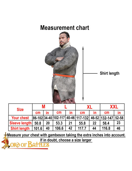 Anneaux ronds en cotte de maille en...