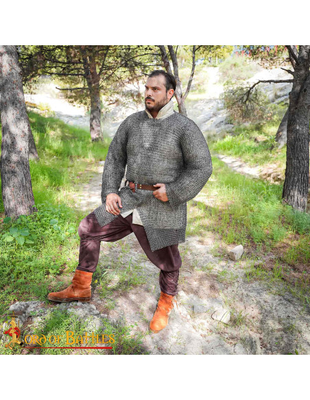 Anneaux ronds en cotte de maille en...