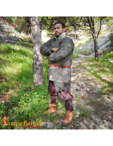 Anneaux ronds en cotte de maille en...