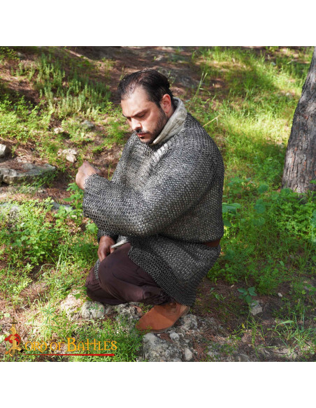 Anneaux ronds en cotte de maille en...