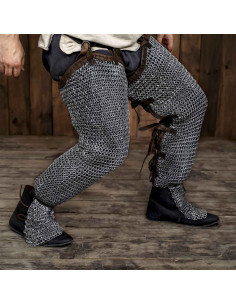 Pieds en cotte de mailles en acier inoxydable (9 mm.) 2