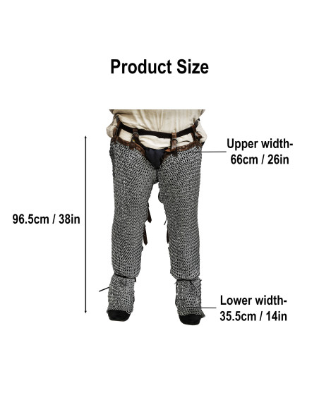 Pieds en cotte de mailles en acier...