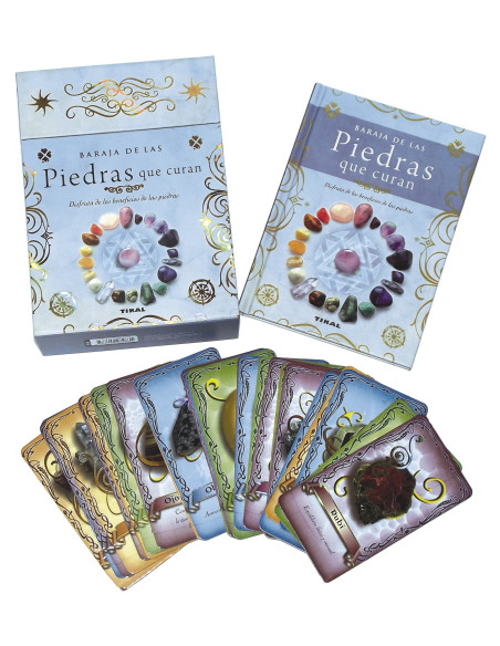 Jeu de cartes de pierres de guérison...