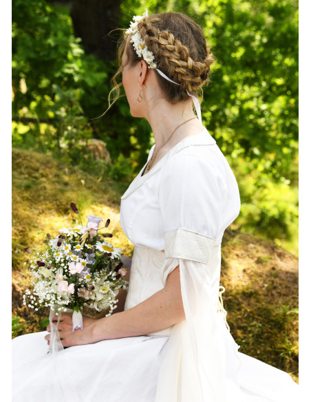 Robe de mariée médiévale avec...