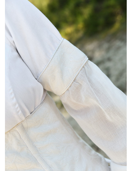 Robe de mariée médiévale avec...