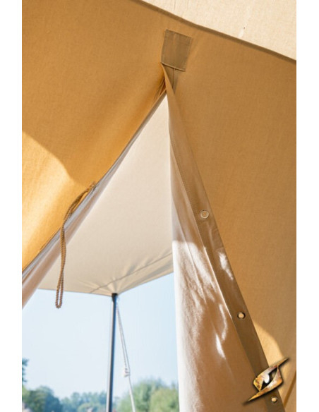 Tente médiévale pour guerriers...