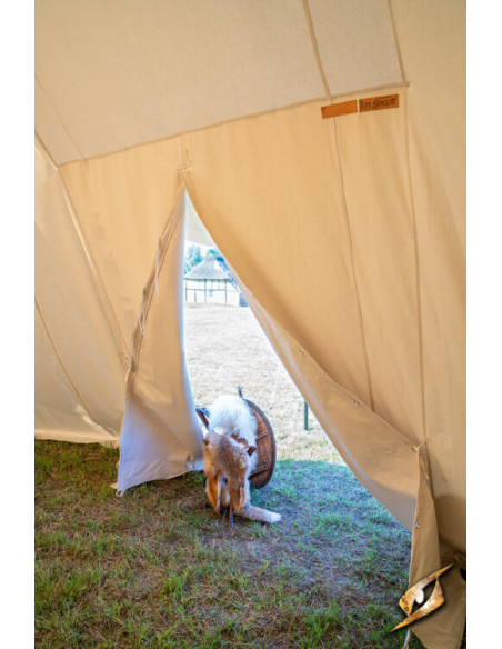 Tente médiévale naturelle pour...