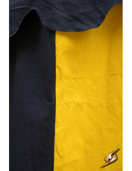 Chapiteau médiéval, noir-jaune 4 x 4...