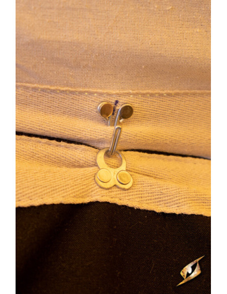 Chapiteau médiéval, noir-jaune 4 x 4...