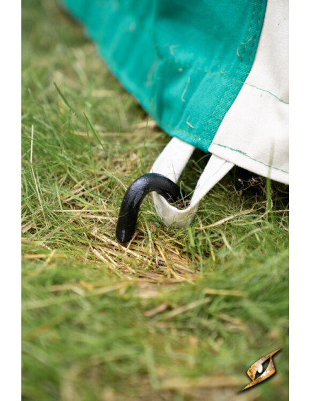 Chapiteau médiéval vert naturel 4 x 4...