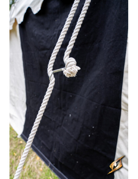 Chapiteau médiéval, noir naturel 4 x...