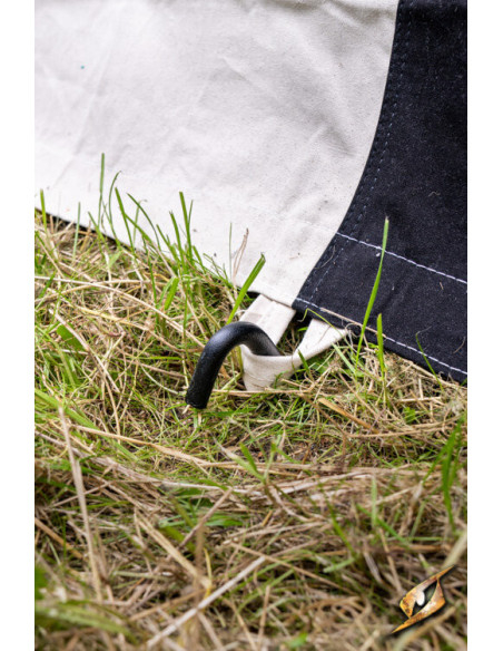 Chapiteau médiéval, noir naturel 4 x...