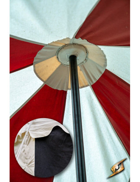 Chapiteau médiéval, noir naturel 4 x...