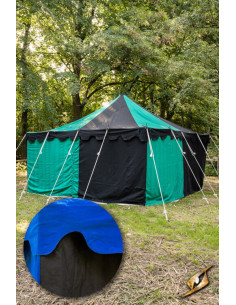 Chapiteau médiéval, noir-bleu 4 x 4 mètres (version... 2