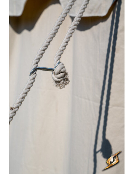 Chapiteau médiéval, naturel 4 x 6...