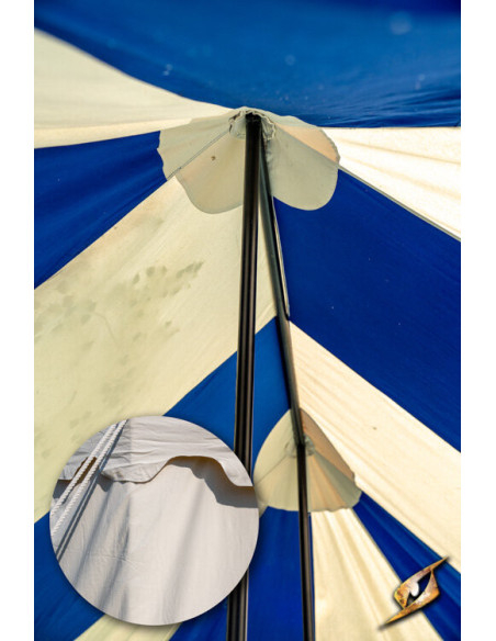 Chapiteau médiéval, naturel 4 x 6...