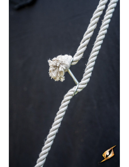 Chapiteau médiéval, noir-vert 4 x 6...