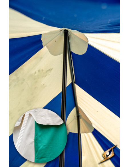 Chapiteau médiéval vert naturel 4 x 6...