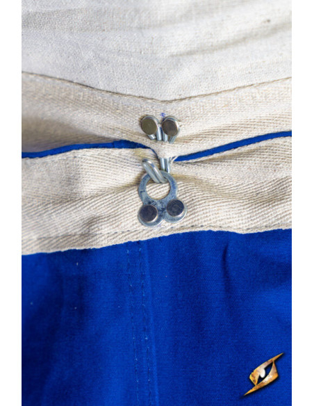 Chapiteau médiéval, noir-bleu 4 x 6...