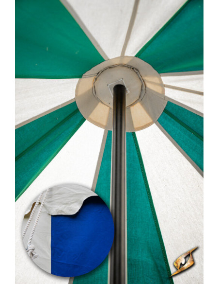 Tente médiévale pavillon, bleu...