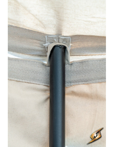 Chapiteau médiéval, naturel 5 x 8...