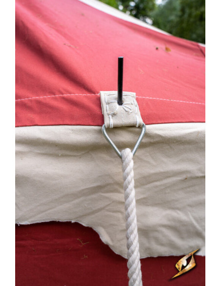 Chapiteau médiéval rouge naturel 5 x...