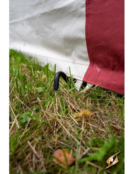 Chapiteau médiéval rouge naturel 5 x...