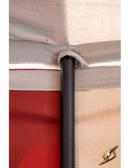 Chapiteau médiéval rouge naturel 5 x...