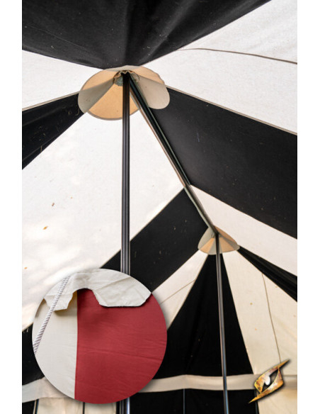 Chapiteau médiéval rouge naturel 5 x...