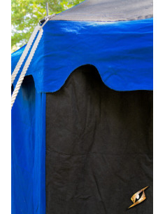 Chapiteau médiéval, noir-bleu 5 x 8 mètres. (Version... 2