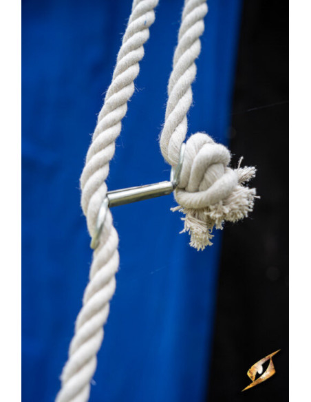 Chapiteau médiéval, noir-bleu 5 x 8...