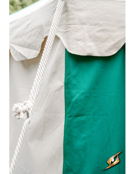 Chapiteau médiéval vert naturel 5 x 8...