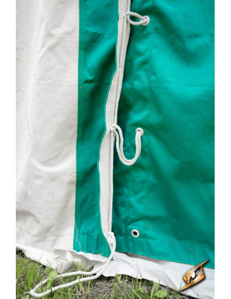 Chapiteau médiéval vert naturel 5 x 8...