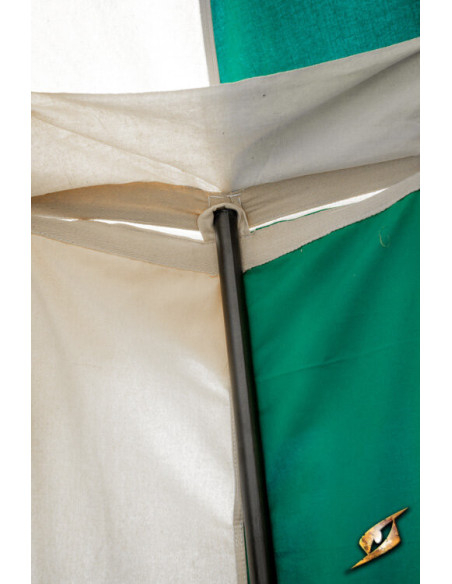 Chapiteau médiéval vert naturel 5 x 8...
