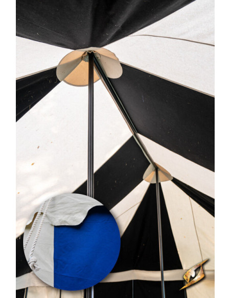 Chapiteau médiéval, bleu naturel 5 x...