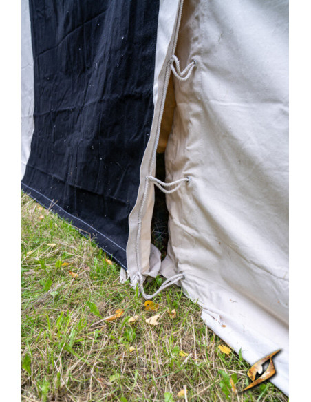 Chapiteau médiéval, noir naturel 5 x...